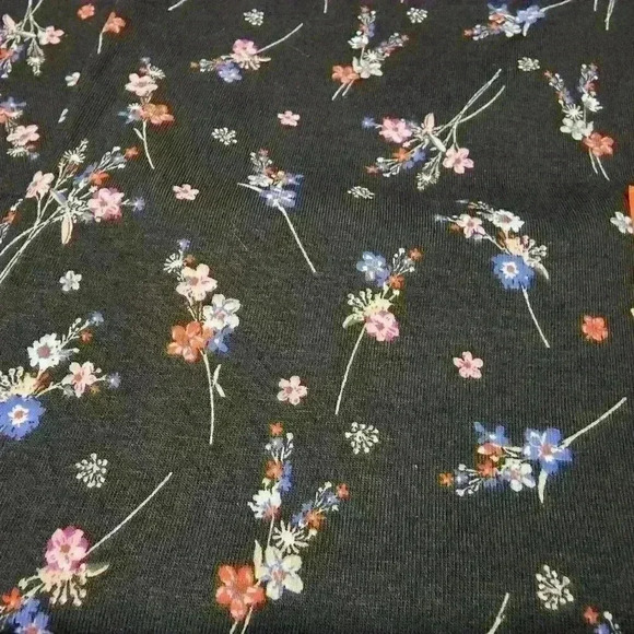 NWT No Boundaries Womens Ankle Legging Juniors Size M, L, XL Black Floral - Picture 3 of 5